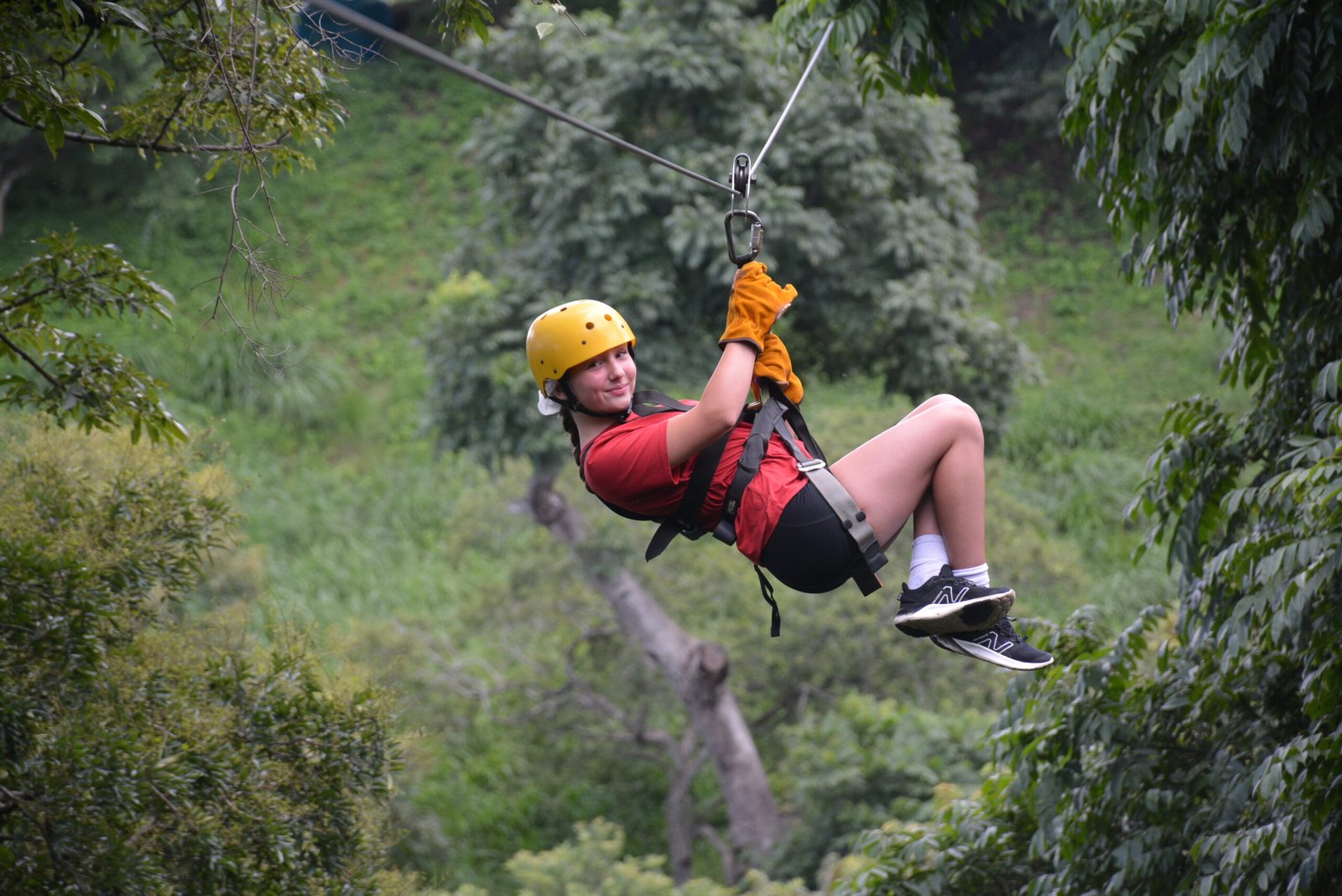 Zipline platforms in Guanacaste